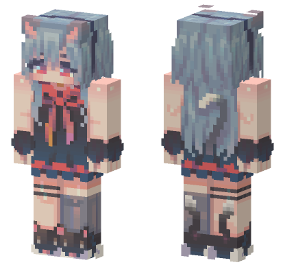 Cute Bandage Girl Minecraft Bedrock skin