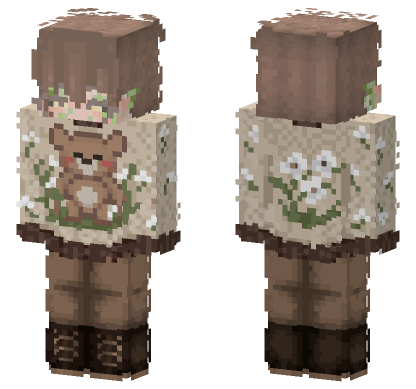 Cute Bee Outfit Minecraft Bedrock skin