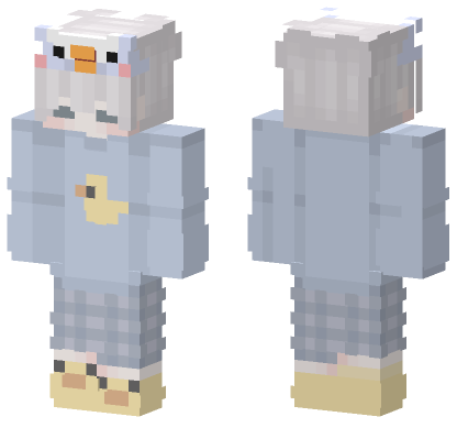 Cute Boy Pajamas Minecraft Bedrock skin