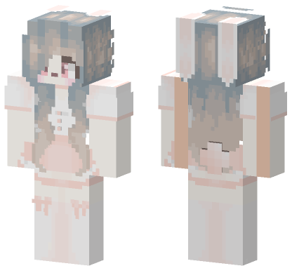 Cute Bunny Minecraft Bedrock skin