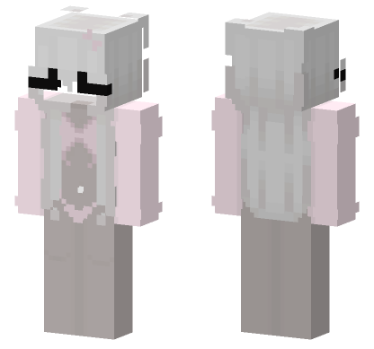 Cute Bunny Girl Minecraft Bedrock skin
