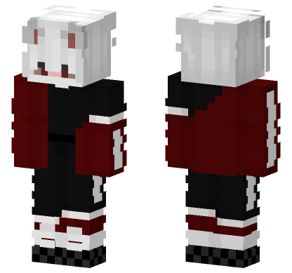 Cute Cat Boy 23 Minecraft Bedrock skin