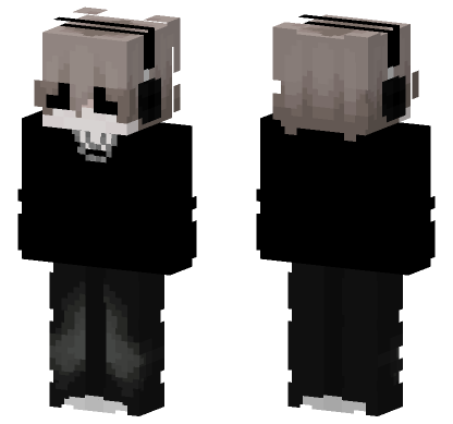 Cute Cat Girl Outfit Minecraft Bedrock skin