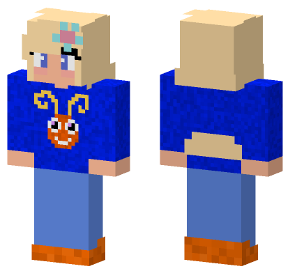 Cute Chloe Minecraft Bedrock skin