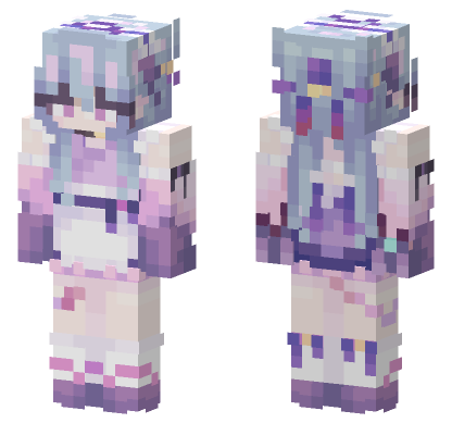 Cute Core 2 Minecraft Bedrock skin
