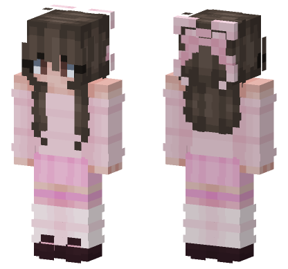 Cute Core 4 Minecraft Bedrock skin