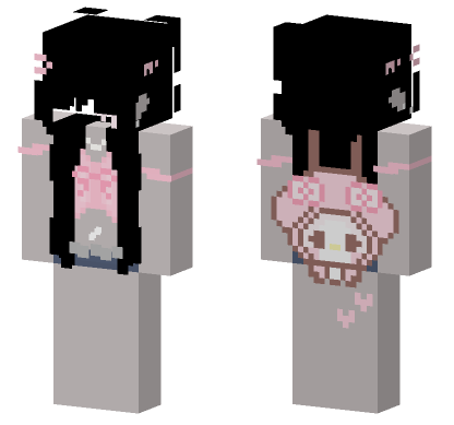 Cute Cow Outfit Minecraft Bedrock skin