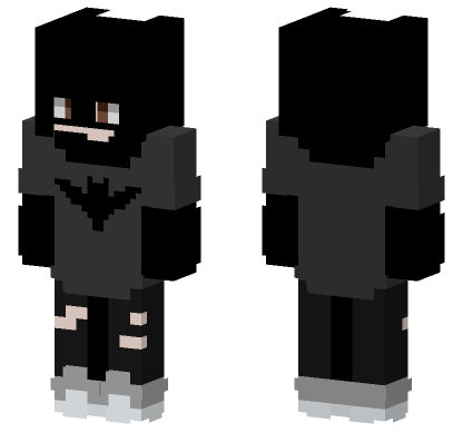 Cute Emo Batman Minecraft Bedrock skin