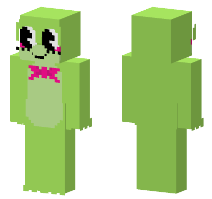 Cute Froggy Pal Minecraft Bedrock skin