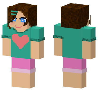 Cute Girl 7027895 Minecraft Bedrock skin