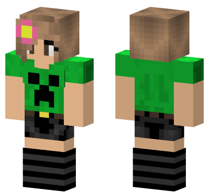 Cute Jenny Skin Minecraft Bedrock skin