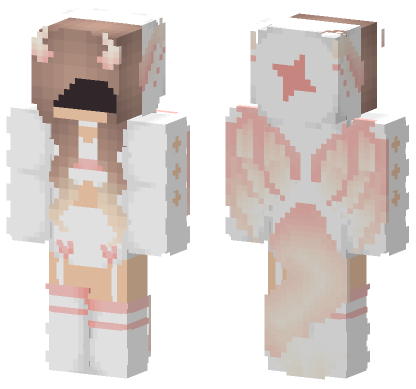 Cute Nurse Outfit Minecraft Bedrock skin