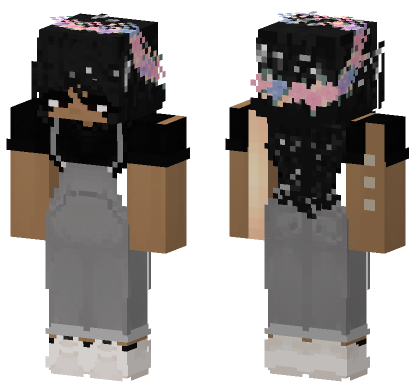Cute Pastel Bear Outfit Minecraft Bedrock skin