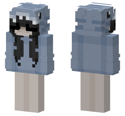 Cute Shark Boy Minecraft Bedrock skin