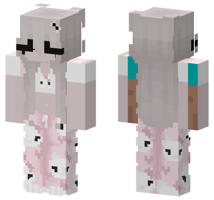 Cute Sheep Pajamas Minecraft Bedrock skin