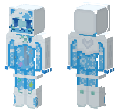 Cute Snowman Outfit Minecraft Bedrock skin