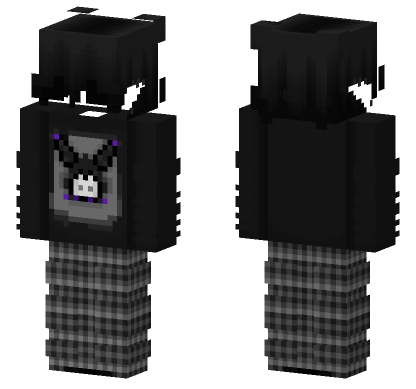 Cutee Kuromi Remake Minecraft Bedrock skin