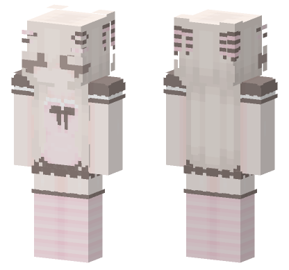 Cutie Pink Girl Minecraft Bedrock skin