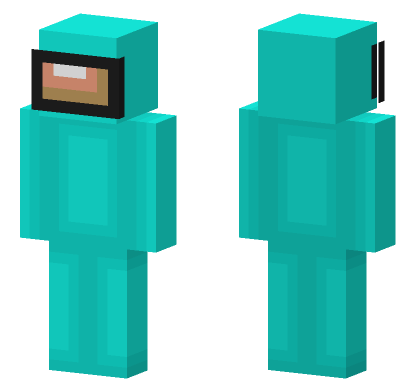 Cyan Diamond Skin Minecraft Bedrock skin
