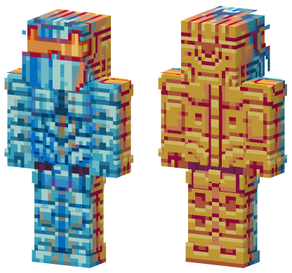 Cyber Knight 4793444 Minecraft Bedrock skin