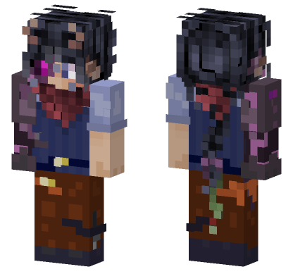 Cybernetic Enhancements Minecraft Bedrock skin