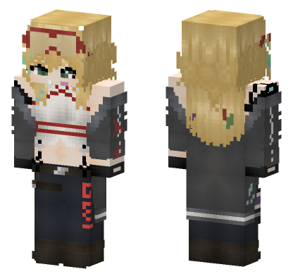 Cyberpunk Future Knight Guardian Minecraft Bedrock skin