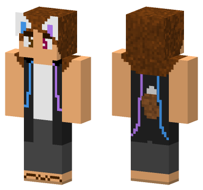 Cyberpunk Jacket Skin Minecraft Bedrock skin
