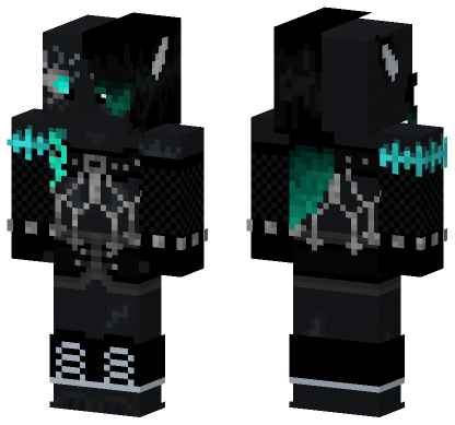 Cyberpunk Tech Suit Minecraft Bedrock skin