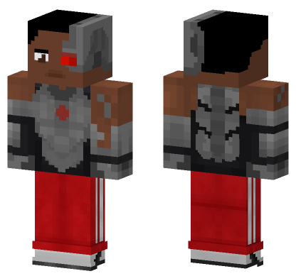 Cyborg Doom Patrol Minecraft Bedrock skin