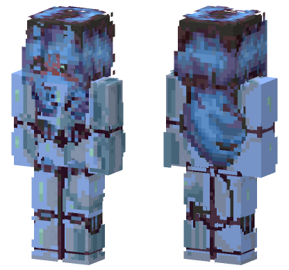 Cyborg Girl 6989426 Minecraft Bedrock skin