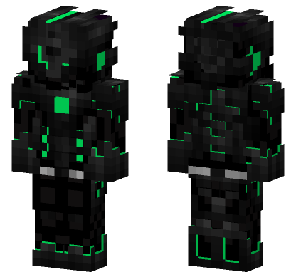 Cyborg Skin Minecraft Bedrock skin