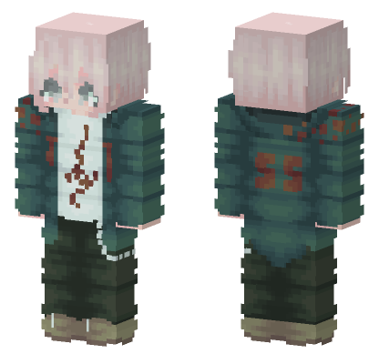 Danish Dish From Not Mien Minecraft Bedrock skin