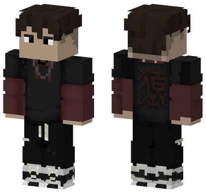 Dark Academia Boy Minecraft Bedrock skin