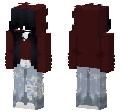 Dark Academia Witch Minecraft Bedrock skin
