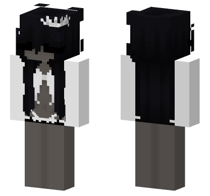 Dark Aesthetic Outfit Minecraft Bedrock skin