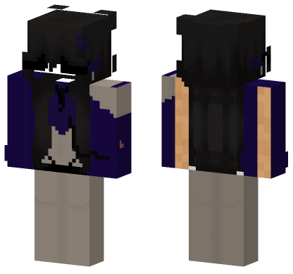 Dark Blue 1 Minecraft Bedrock skin