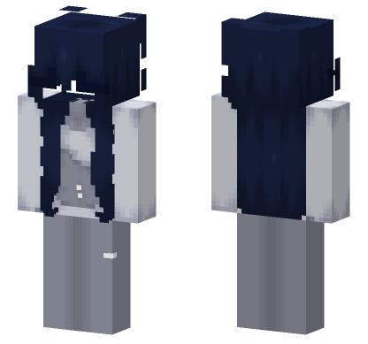 Dark Blue Hoodie Boy Minecraft Bedrock skin