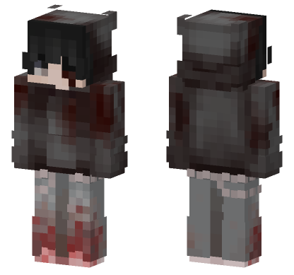 Dark Boy Minecraft Bedrock skin