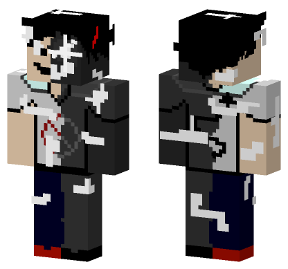 Dark Corruption Redemption Minecraft Bedrock skin