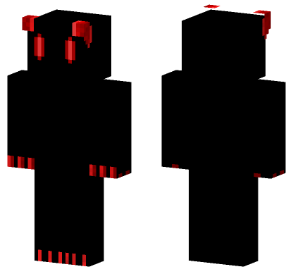 Dark Demon Skin Minecraft Bedrock skin