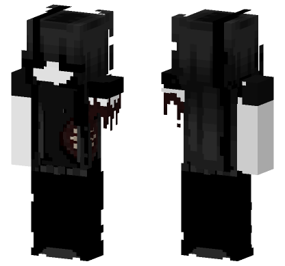 Dark Figure With Red Eyes Minecraft Bedrock skin