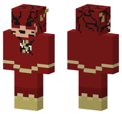 Dark Flash CW Minecraft Bedrock skin