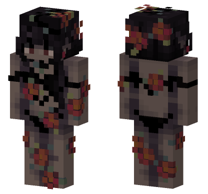 Dark Flower Boy Minecraft Bedrock skin