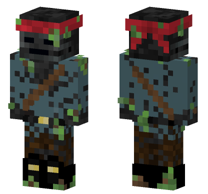 Dark Forest Dweller Minecraft Bedrock skin