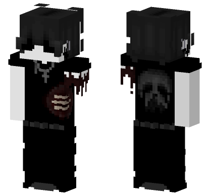 Dark Grim Reaper Minecraft Bedrock skin