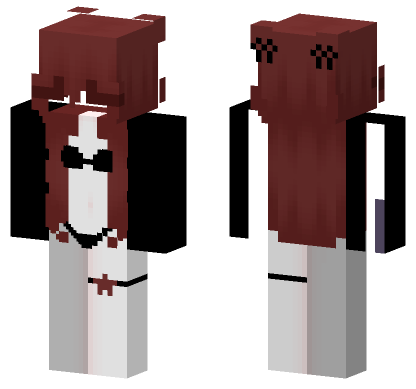 Dark Haired Sorceress Minecraft Bedrock skin
