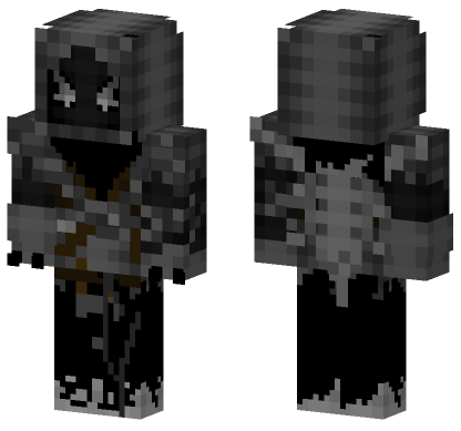 Dark Hooded Figure Minecraft Bedrock skin