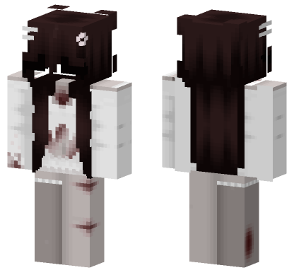 Dark Hooded Figure Minecraft Bedrock skin