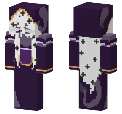 Dark Hooded Figure Minecraft Bedrock skin