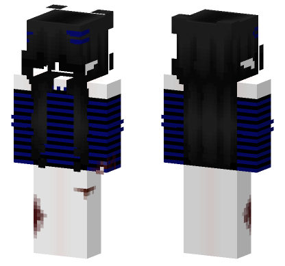 Dark Hoodie Boy Minecraft Bedrock skin